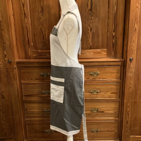 NWT Rue Montmartre gray apron OS - Picture 4 of 14